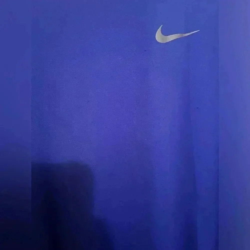 Nike Running Dri-Fit Blue XL Polyester T Shirt - Picture 2 of 4